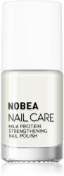 NOBEA Nail Care Milk Protein Strengthening Nail Polish körömerősítő lakk 6 ml