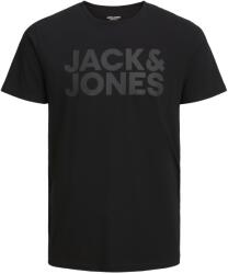 JACK & JONES Férfi póló JJECORP Slim Fit 12151955 Large/Black S