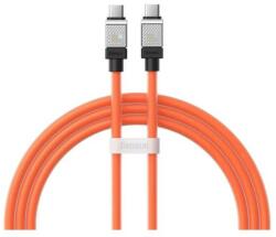 Baseus Cablu de date Baseus Coolplay, USB-C la USB-C, 100W, 1m (Portocaliu) (CAKW000207)