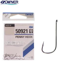 Owner Hooks Carlige OWNER Penny Hook 50921 BC, Nr. 10, 10buc/plic (50921-10)