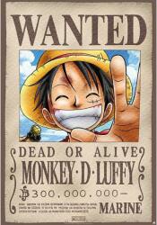 Abysse Corp Poster metalic ABYstyle Animation: One Piece - Luffy Wanted Poster (ABYPLA001)