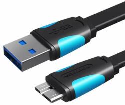 Vention Cablu plat USB 3.0 A de sex masculin și Micro-B de sex masculin Vention VAS-A12-B150 1, 5 m negru (VAS-A12-B150)
