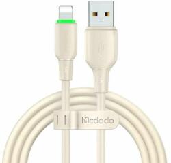 Mcdodo Cablu de date si incarcare, Mcdodo, USB - Lightning, 1.2 m, Bej (CA-4740)