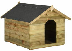 vidaXL impregnált fenyőfa kerti kutyaház felnyitható tetővel 45151