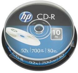 HP CD-R lemez, 700MB, 52x, 10 db, hengeren (CDH7052B10)