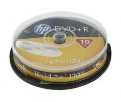 HP DVD-R lemez, 4, 7 GB, 16x, 10 db, hengeren (DVDH-16B10)