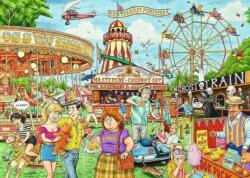 Ravensburger 13990 - Káosz a vidámparkban - 1000 db-os puzzle (13990)