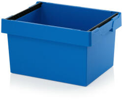AUER Packaging Kék Tárolóláda, Összerakó Kengyellel (600X400X320) MBB 6432 (MBB6432)