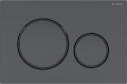 Geberit Clapeta actionare rezervor WC incastrat, Geberit Sigma20, negru mat easy-to-clean, detalii negru lucios, 115.882. 16.1 (115.882.16.1)