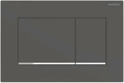Geberit Clapeta actionare rezervor WC incastrat, Geberit Sigma20 (Sigma30), negru mat easy-to-clean, detalii crom lucios, 115.883. 14.1 (115.883.14.1)