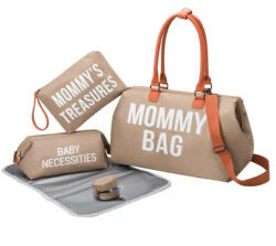  Mommy Bag kismama táska szett - khaki - babylion