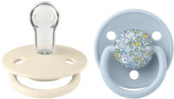 BIBS x Liberty cumi (2 db) - De Lux Eloise - pasztell kék (0-3 év)