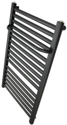 REGNIS LE-R, fűtőelem törülközőtartóval 540x500mm, 296W, fekete, LE-R/500/540/D500/FEKETE (LE-R/500/540/D500/BLACK)