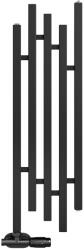 REGNIS sertés, fűtőelem 320x1000mm, egylyukú jobb alsó csatlakozással 50mm, 630W, fekete matt, PORK100/30/PD50/FEKETE (PORK100/30/PD50/BLACK)