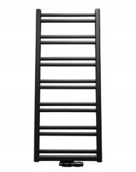 REGNIS Retro, fűtőelem 540x1450mm központi csatlakozással 50mm, 698W, fekete matt, RETRO145/50/D5/FEKETE (RETRO145/50/D5/BLACK)