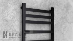 REGNIS LOX DUO, fűtőelem 300x570mm, 401W, matt fekete, LOXDUO570/300/D270/FEKETE (LOXDUO570/300/D270/BLACK)