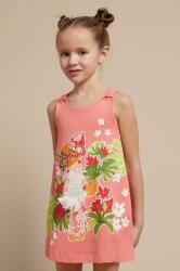 Mayoral gyerek ruha rózsaszín, mini, harang alakú - rózsaszín 134 - answear - 10 990 Ft