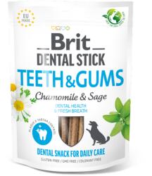 Brit Dental Stick Teeth and Gums Vegán Fogtisztító Rúd Kamillával 251g