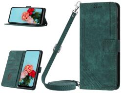 STRIPE Husă portofel cu curea Samsung Galaxy A25 5G verde