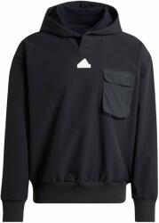 Adidas Sportswear Bluză de molton 'City Escape' negru, Mărimea XXL