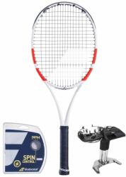 Babolat Rachetă tenis "Babolat Pure Strike 98 16/19 - white/red/black + racordaje + servicii racordare