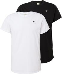 G-Star RAW Tricou negru, alb, Mărimea XS