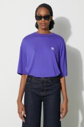 Adidas t-shirt Trefoil Tee női, lila, IR8065 - lila M