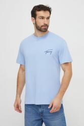 Tommy Jeans pamut póló férfi, nyomott mintás - kék S - answear - 14 990 Ft