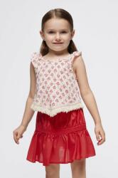 MAYORAL gyerek pamut szoknya lila, mini, harang alakú - lila 116 - answear - 8 490 Ft