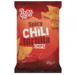 Poco Loco Tortilla chips POCO LOCO chilis 125g - papir-bolt