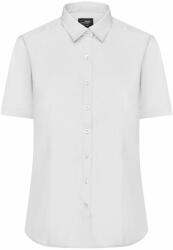 James & Nicholson (Daiber) Női rövid ujjú ing JN679 - Fehér | 2XL (1-JN679-1760264)