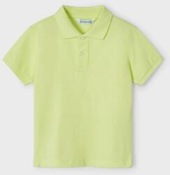MAYORAL gyerek pamut póló zöld, sima - zöld 128 - answear - 4 590 Ft