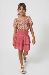 MAYORAL gyerek pamut szoknya rózsaszín, mini, harang alakú - rózsaszín 167