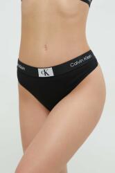 Calvin Klein Underwear tanga fekete - fekete XL - answear - 8 390 Ft