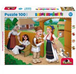 Noriel Puzzle 100 de piese , Fata Babei si Fata Mosneagului , Noriel Puzzle