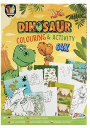 Grafix Carte de colorat A4+activitati , Dinozaur Grafix Carte de colorat