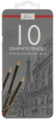 Grafix Set 10 creioane tehnice in cutie de metal, Grafix