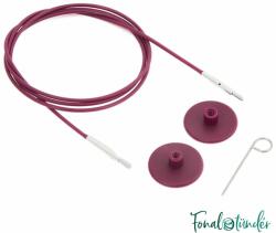 KnitPro - fix kötőtű kábel - 94cm (120cm-es körkötőtűhöz) - lila