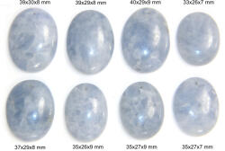 Pandantiv Calcit Albastru - Oval - 33-40x26-30x7-9 mm - 1 Buc
