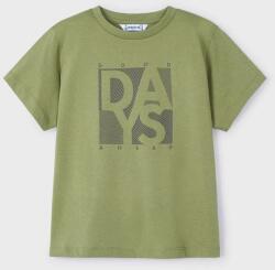 MAYORAL gyerek pamut póló zöld, nyomott mintás - zöld 92 - answear - 4 690 Ft
