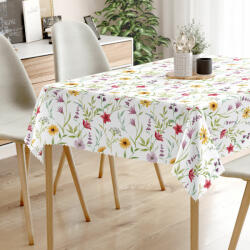 Goldea față de masă teflonată - flori colorate de primăvară 120 x 160 cm