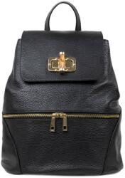 Manier Rucsac piele naturala bleumarin GF2587