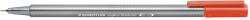 STAEDTLER Тънкописец Staedtler Triplus 334, яркочервен 24 (21117-А-ЯРКОЧЕРВЕН)