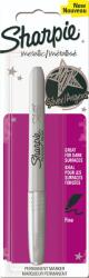 Sharpie Перманентен маркер Sharpie Metallic, блистер, сребрист (27674-А-СРЕБРИСТ)