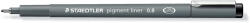 STAEDTLER Тънкописец Staedtler Pigment Liner 308, 0.8, черен (22909-А-0.8)