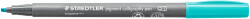 STAEDTLER Калиграфски флумастер Staedtler Pigment 375, тюркоаз (31660-А-ТЮРКОАЗ)