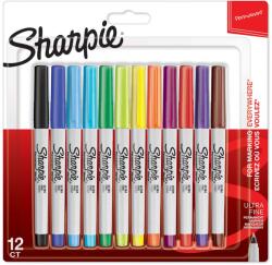 Sharpie Комплект перманентни маркери Sharpie, UF, 12 цвята, блистер (27672-А)