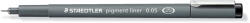 STAEDTLER Тънкописец Staedtler Pigment Liner 308, 0.05, черен (22909-А-0.05)