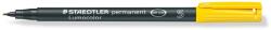 STAEDTLER Маркер Staedtler Lumocolor 313 OHP S, жълт (21097-А-ЖЪЛТ)
