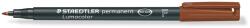 STAEDTLER Маркер Staedtler Lumocolor 318 OHP F, кафяв (21108-А-КАФЯВ)